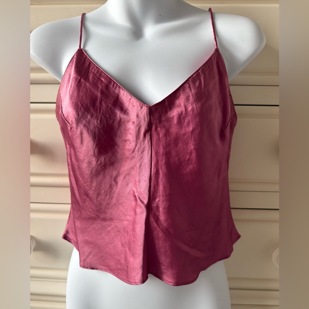 Silk Kay Unger vintage Pink Cami Top